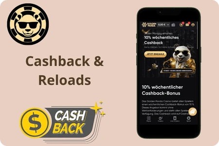 Golden Panda Casino Cashback & Reloads
