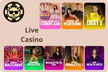 Golden Panda Live-Casino