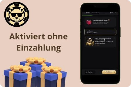 Golden Panda Casino Bonus aktiviert