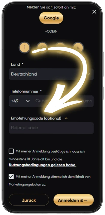 Golden Panda casino Land und Telefon