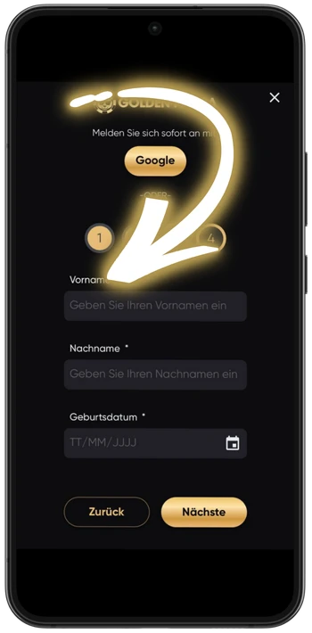Golden Panda Casino Persönliche Daten